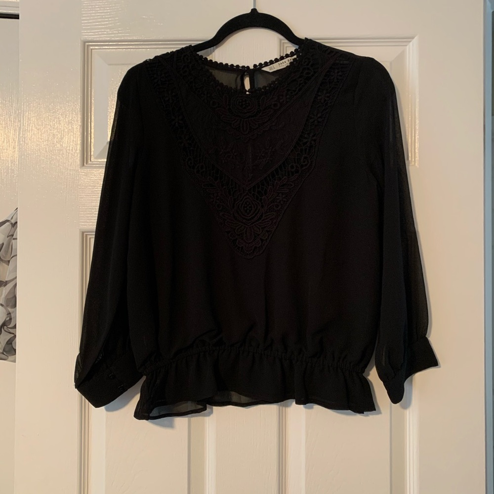 Black Zara Blouse